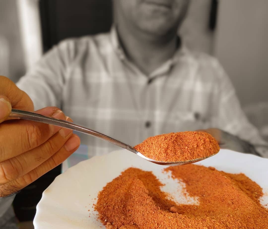 Each kilogram of tomato powder is made from to 20 kilograms of fresh tomatoes